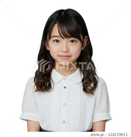 少女イラスト素材 128239611