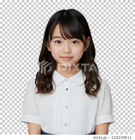 少女イラスト素材 128239611