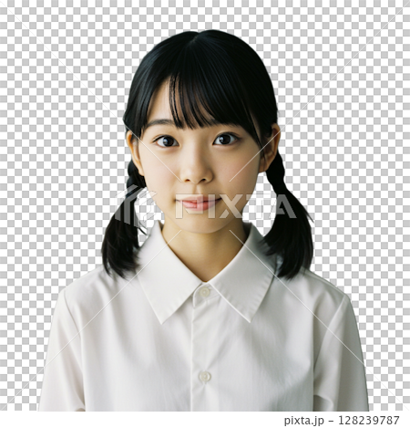Girl illustration material 128239787