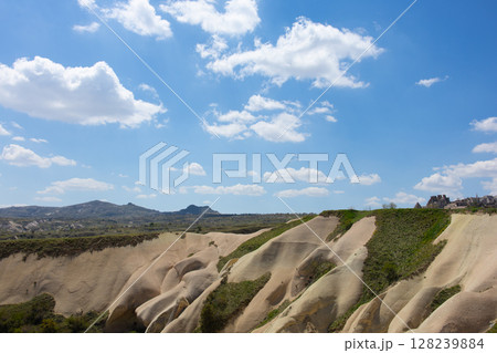 River Valley in Cappadocia Turkey River Valley in Cappadocia Turkey 128239884