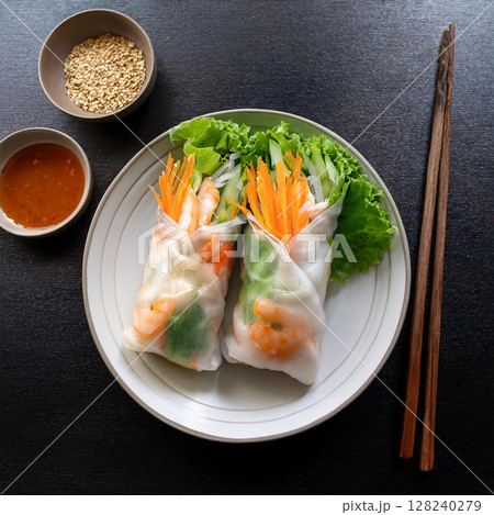 Refreshing Popiah Fresh Spring Rolls Delight Refreshing Popiah Fresh Spring Rolls Delight 128240279