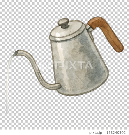 【珈琲】コーヒーケトルのイラスト 128240502