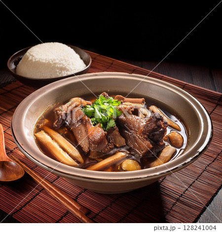 Hearty Chinese Pork Rib Soup Delight Hearty Chinese Pork Rib Soup Delight 128241004