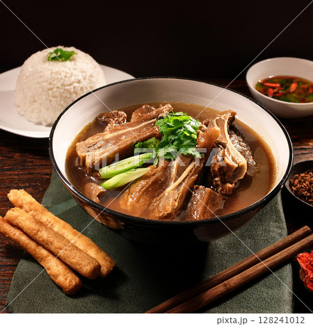 Hearty Chinese Pork Rib Soup Delight Hearty Chinese Pork Rib Soup Delight 128241012