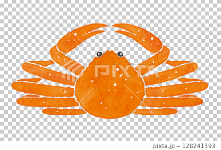 美味しそうな蟹のイラスト カニ ズワイガニ 美味しそうな蟹のイラスト カニ ズワイガニ 128241393