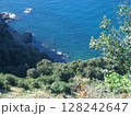ヨーロッパ旅行中に見下ろした海 128242647