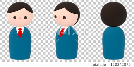 ビジネス男性アイコン 128242879
