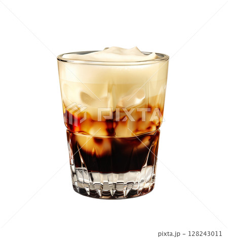 A classic White Russian cocktail 128243011