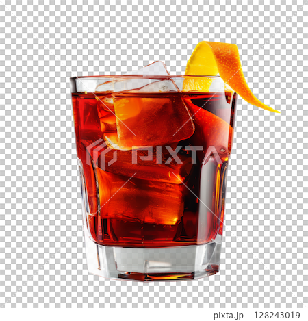A classic Negroni cocktail 128243019