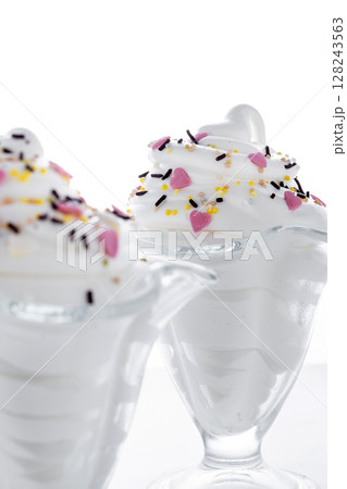Whipped Cream Delight with Sprinkles 128243563