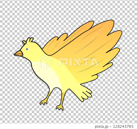 鳥(黃色) 鳥(黃色) 128243765