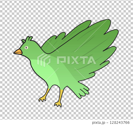 鳥（綠色） 128243766