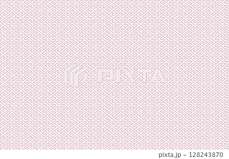 くすみ赤紫の工字繋ぎ文様(和柄・ベクター素材) くすみ赤紫の工字繋ぎ文様(和柄・ベクター素材) 128243870