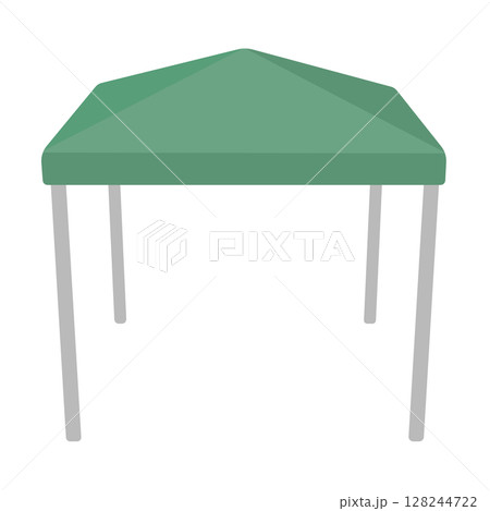 タープテントのイラスト タープテントのイラスト 128244722