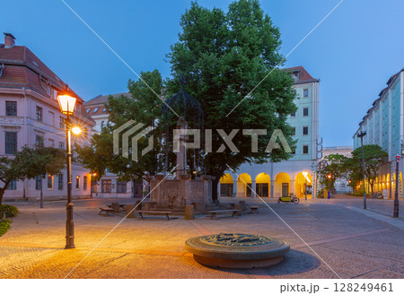Nikolai Quarter at dawn in Berlin Germany Nikolai Quarter at dawn in Berlin Germany 128249461
