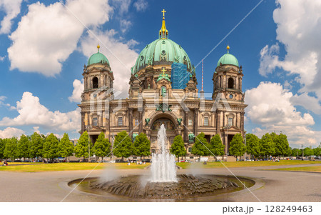 Panorama of Berlin Cathedral in Berlin Germany 128249463