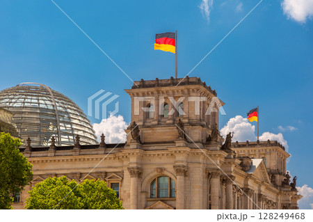 Reichstag building in Berlin Germany 128249468