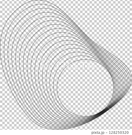 Flowing wave lines circle frame. Design liquid shapes Flowing wave lines circle frame. Design liquid shapes 128250320