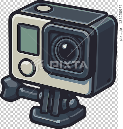 運動相機插圖 128250972