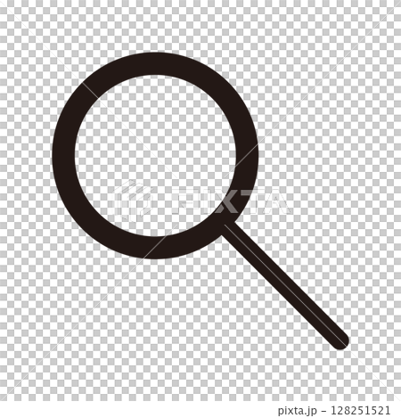 simple magnifying glass icon 128251521