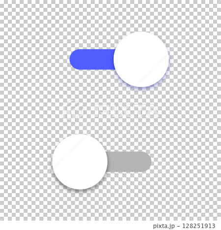 シンプルなトグルボタンのベクターイラスト_39 128251913