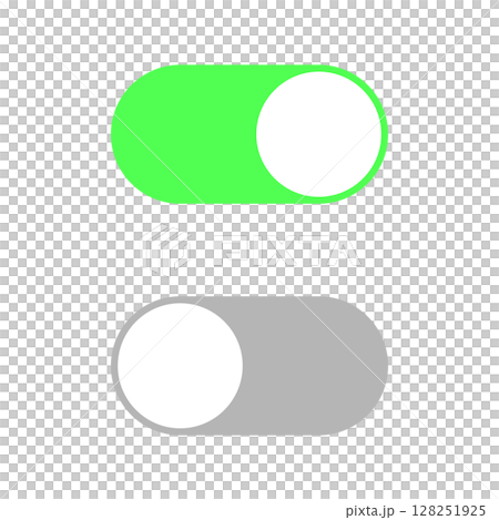 Simple toggle button vector illustration_51 Simple toggle button vector illustration_51 128251925