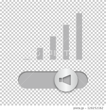 音量調整のUIベクター素材_09 128252162