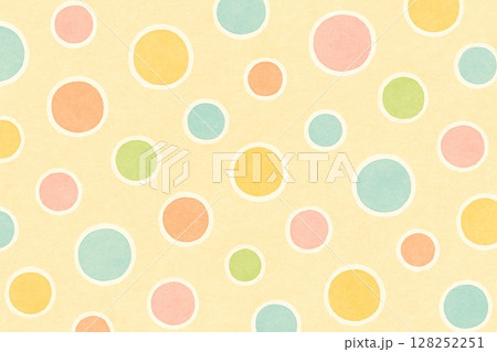 カラフルな水玉模様の背景 カラフルな水玉模様の背景 128252251