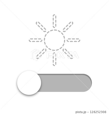 明るさのUIベクター素材_11 明るさのUIベクター素材_11 128252308