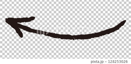 Hand drawn arrows. Grunge, doodle, pencil style arrows. Vector icons. 128253026