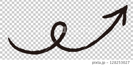 Hand drawn arrows. Grunge, doodle, pencil style arrows. Vector icons. 128253027