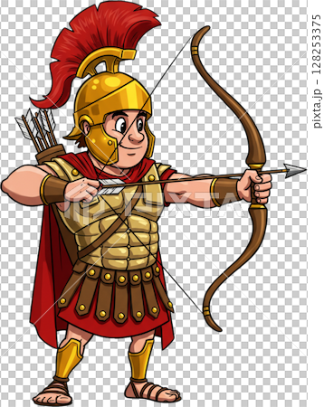 archer, bow, arrow 128253375