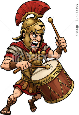 Roman War Drummer 128253395