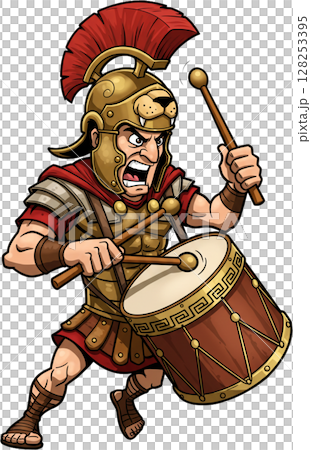 Roman War Drummer 128253395