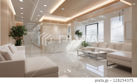 お洒落な待合室 128254375