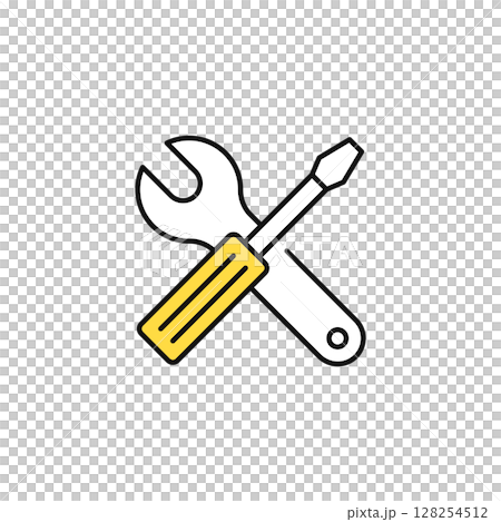 維護簡單向量圖示插圖素材 128254512