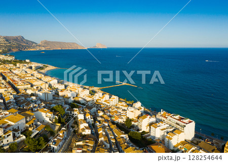 Aerial view of Altea cityscape on Mediterranean Costa Blanca, Spain Aerial view of Altea cityscape on Mediterranean Costa Blanca, Spain 128254644