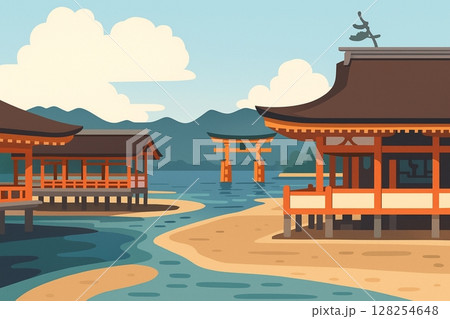 厳島神社 128254648