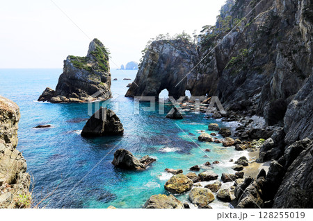 海のアルプス北山崎の圧巻 128255019