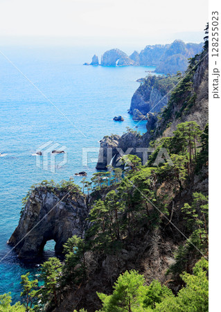 海のアルプス北山崎の圧巻 128255023