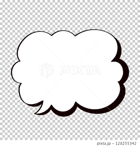 Hand-drawn speech bubbles Hand-drawn speech bubbles 128255342