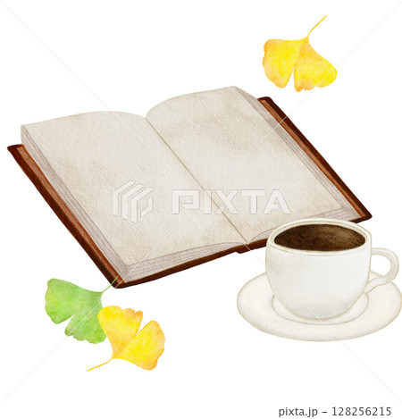 本 水彩画 アンティーク イチョウ イラスト 本 水彩画 アンティーク イチョウ イラスト 128256215