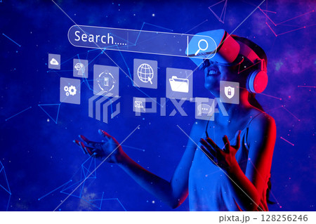Immersive Virtual Reality Experience with Search Interface and Digital Icons for Online Exploration and Data Discovery in Cosmic Background XDMCP Immersive Virtual Reality Experience with Search Interface and Digital Icons for Online Exploration and Data Discovery in Cosmic Background XDMCP 128256246