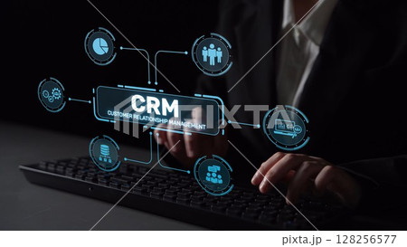 CRM Customer Relationship Management Platform with Data Analytic User Tool Muxer 128256577