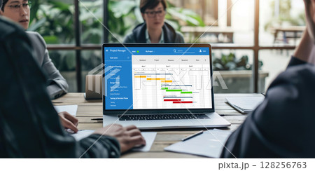 Project planning software for brisk business...のイラスト素材 [128256763] - PIXTA