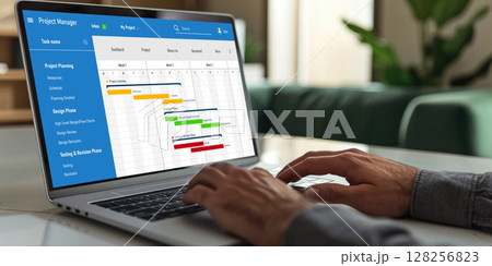 Project planning software for brisk business project management 128256823