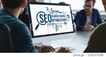 SEO search engine optimization for brisk e-commerce and online retail business 128257100