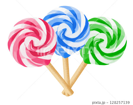渦巻き飴（3色） 128257139