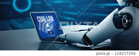 Civil law brisk information showing on computer screen for Common Justice Civil law brisk information showing on computer screen for Common Justice 128257269