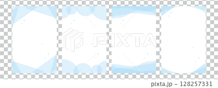 A refreshing blue clean background set 128257331